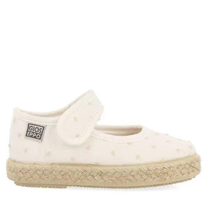 Bebe | Sneakers Bebe Nina<Gioseppo Alpargata Blanca Estilo Mary Jane Estampado De Lunares Para Bebe Butera