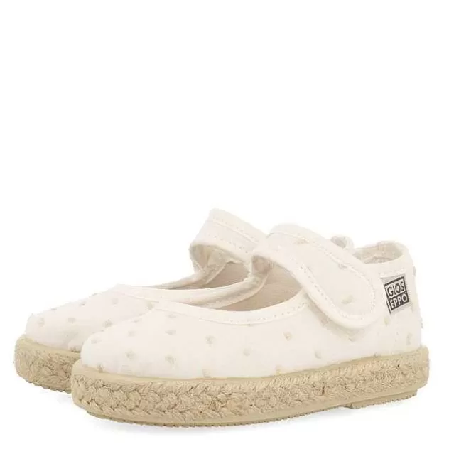 Bebe | Sneakers Bebe Nina<Gioseppo Alpargata Blanca Estilo Mary Jane Estampado De Lunares Para Bebe Butera