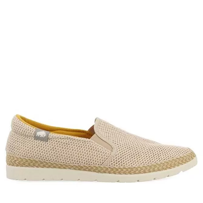 Alpargatas<Gioseppo Alpargata De Malla Beige Con Algodon Reciclado Para Hombre Yacolt
