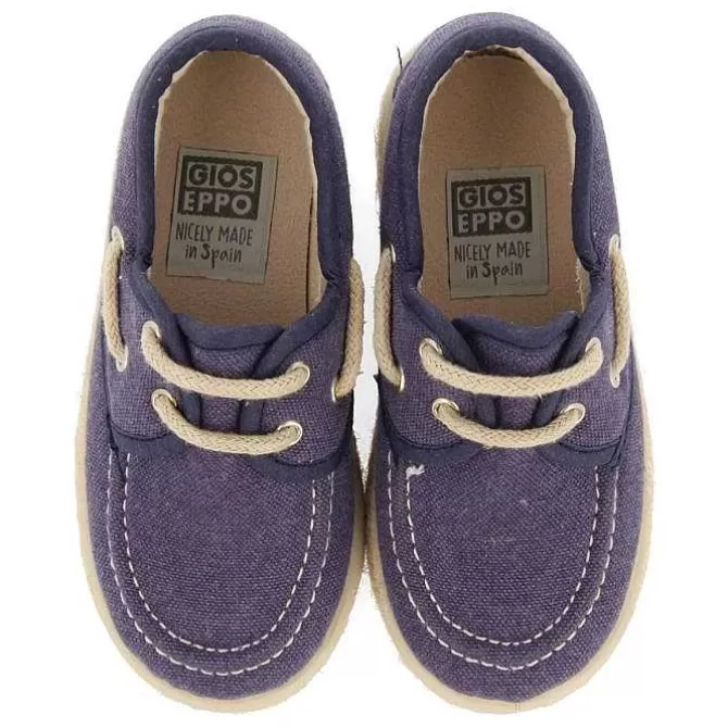 Niños | Zapatillas<Gioseppo Alpargata Estilo Nautico Azul Marino Con Detalles De Yute Para Nino Y Nina Ellenton