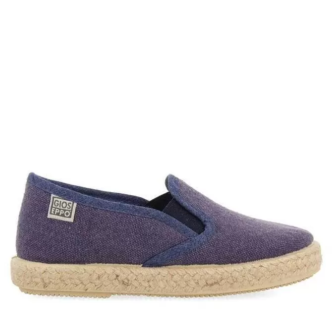 Niños | Zapatillas<Gioseppo Alpargata Nino Orizaba Azul Marino Con Elasticos Laterales