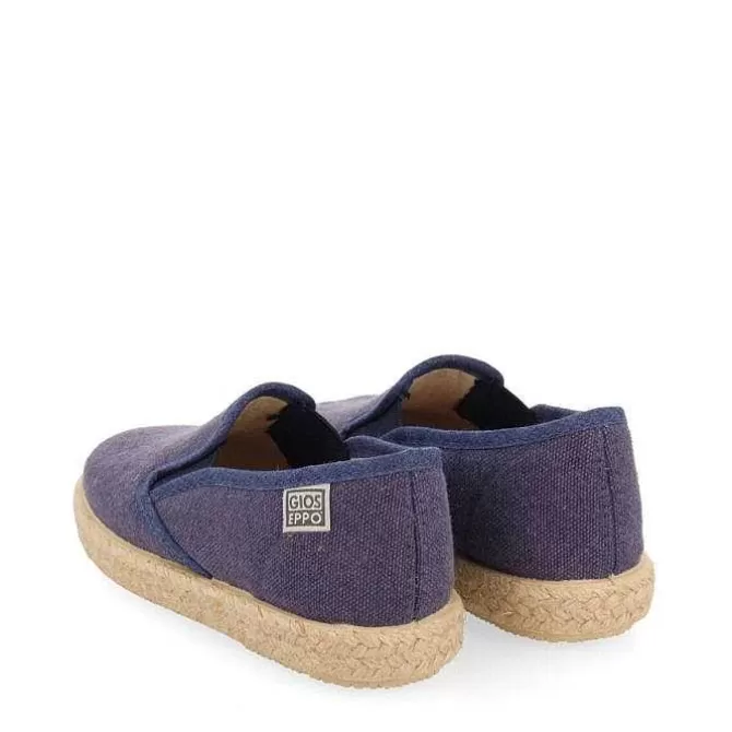 Niños | Zapatillas<Gioseppo Alpargata Nino Orizaba Azul Marino Con Elasticos Laterales