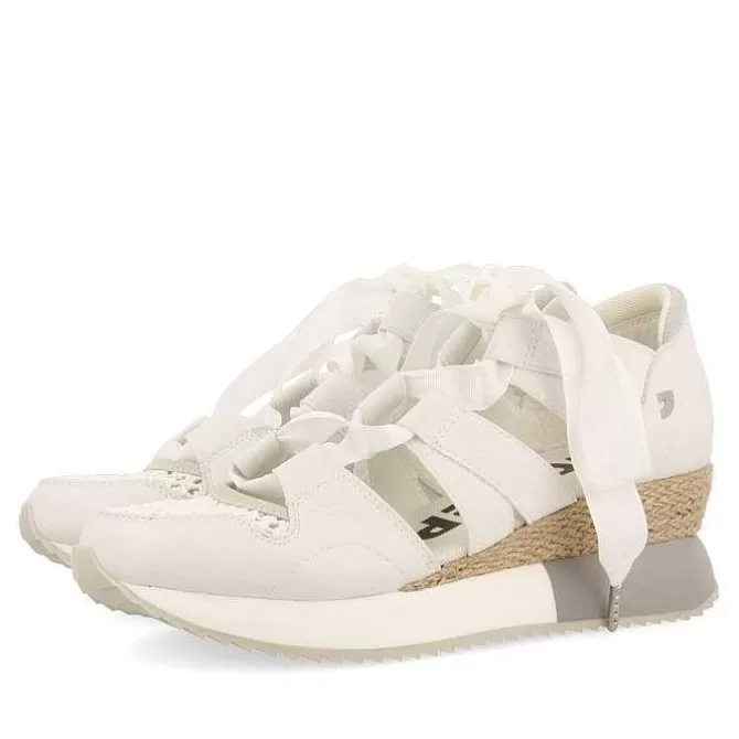Sandalias Cuña<Gioseppo Alpargatas De Mujer Tassin Blancas