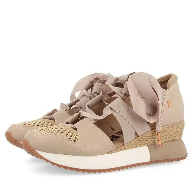 Sandalias Cuña<Gioseppo Alpargatas De Mujer Tassin En Color Beige