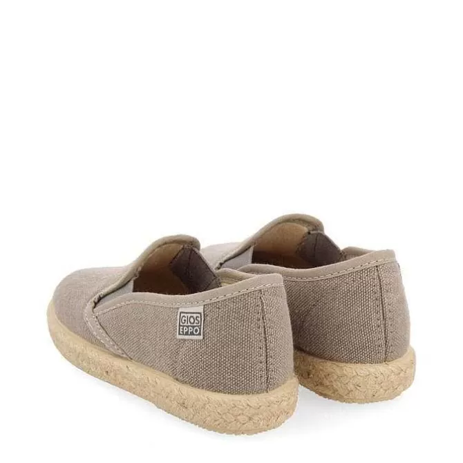 Bebe | Sneakers Bebe Nino<Gioseppo Alpargatas Orizaba Bebes Color Gris Con Elasticos Laterales