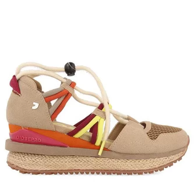 Sandalias Deportivas<Gioseppo Alpargatas Tulare Beige Con Cuña