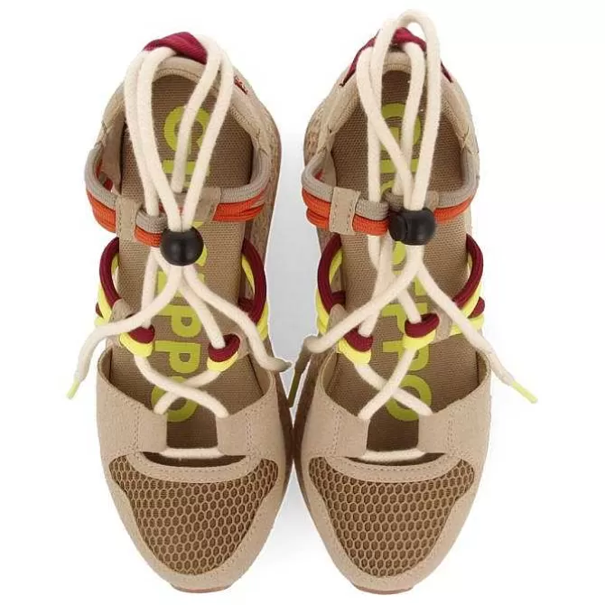 Sandalias Deportivas<Gioseppo Alpargatas Tulare Beige Con Cuña