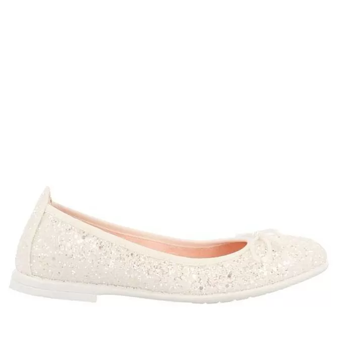 Niñas | Zapatos De Bailarina<Gioseppo Bailarinas Brillantes Blanco Nina Y Nino Kolonge