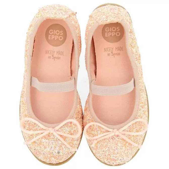Niñas | Zapatos De Bailarina<Gioseppo Bailarinas Con Purpurina Y Tira Elastica Para Nina Y Nino Rosa Molalla