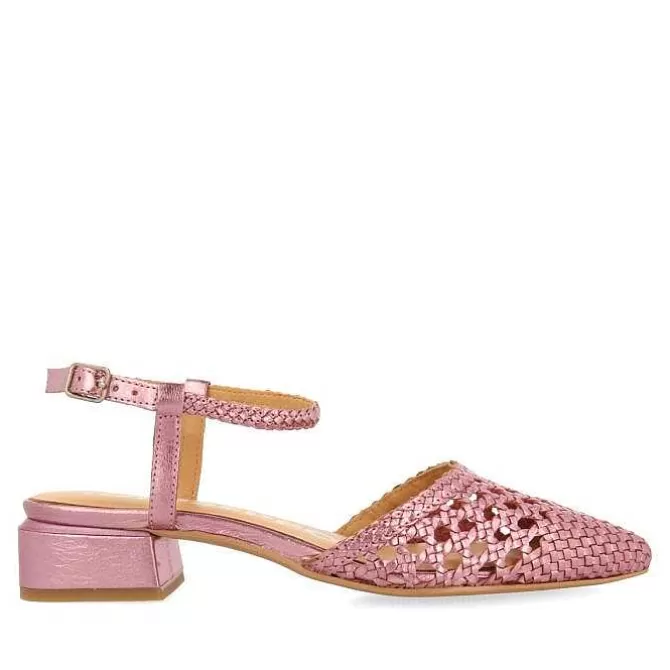 Bailarinas<Gioseppo Bailarinas De Piel Trenzada Para Mujer Rosa Mineo