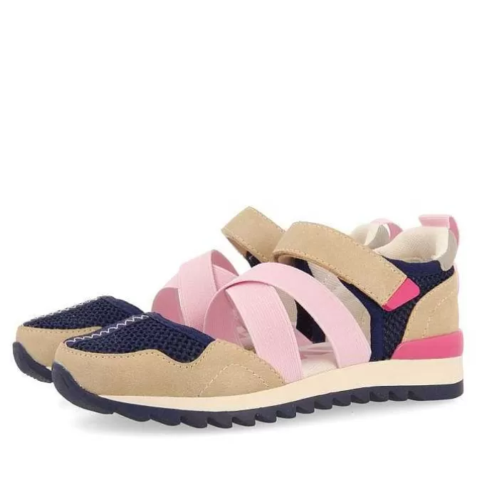 Niñas | Zapatillas<Gioseppo Bailarinas Deportivas Azul Marino Con Detalles Multicolor Para Nina Y Nino Ensley