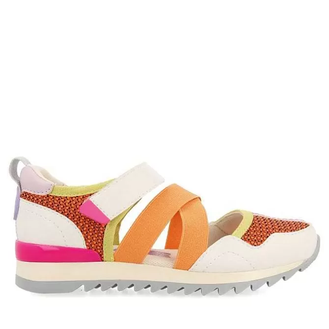 Niñas | Zapatillas<Gioseppo Bailarinas Deportivas Naranja Con Detalles Multicolor Para Nina Y Nino Ensley