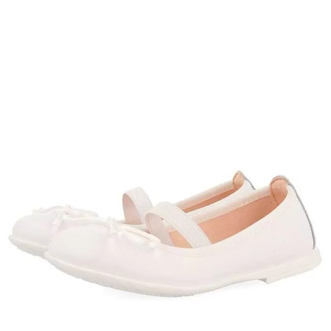 Niñas | Zapatos De Bailarina<Gioseppo Bailarinas Nina Pagadian De Piel Blanca