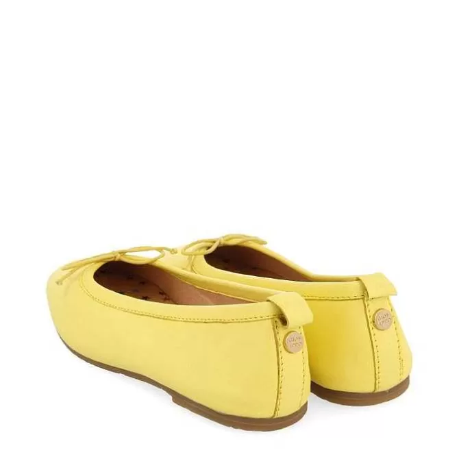 Niñas | Zapatos De Bailarina<Gioseppo Bailarinas Piel Amarilla Con Plantilla Fantasia Nina Y Nino Chipley