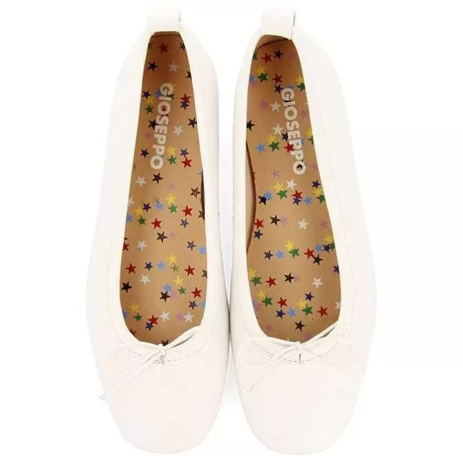Niñas | Zapatos De Bailarina<Gioseppo Bailarinas Piel Blanca Con Plantilla Fantasia Nina Y Nino Chipley