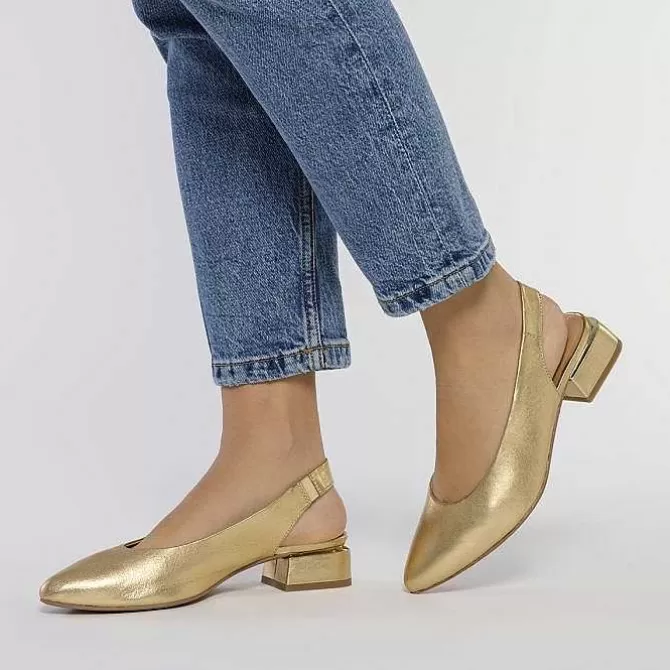 Bailarinas<Gioseppo Bailarinas Sin Tacon Color Piel Dorado Para Mujer Obrovac