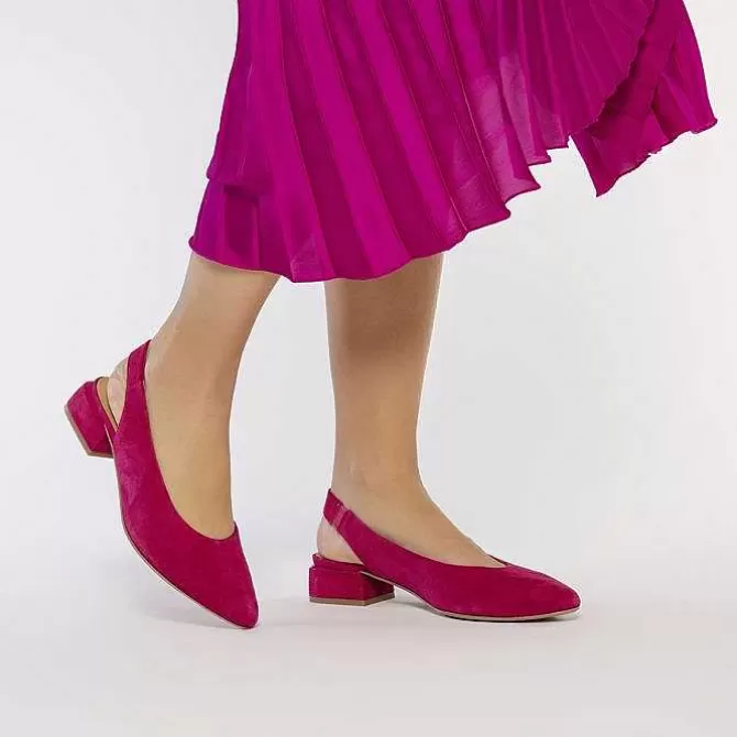 Bailarinas<Gioseppo Bailarinas Sin Tacon De Piel Color Fucsia Para Mujer Obrovac