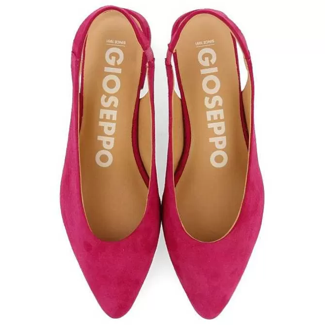 Bailarinas<Gioseppo Bailarinas Sin Tacon De Piel Color Fucsia Para Mujer Obrovac