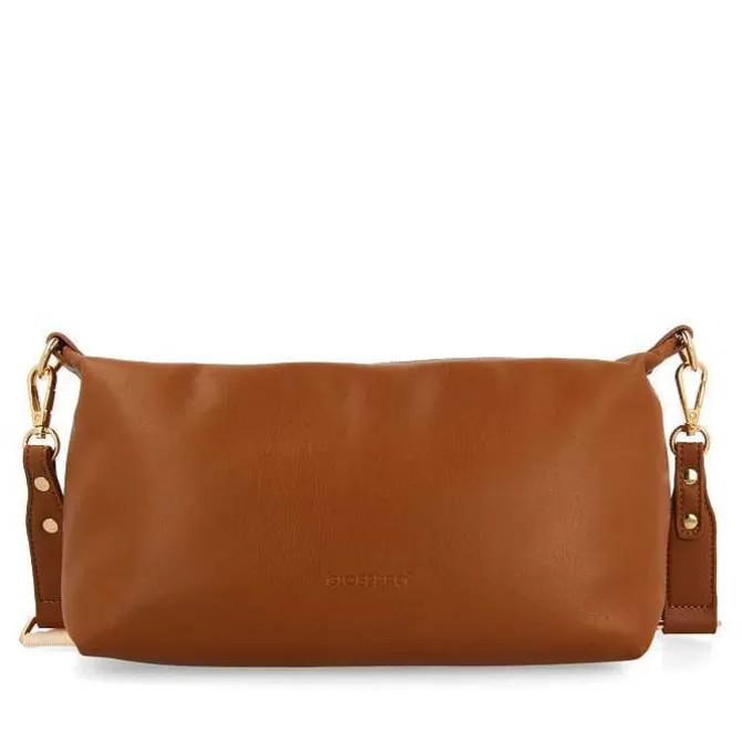 Bolsas De Hombro<Gioseppo Bolso Baguette De Piel Color Con Bandolera Carantec