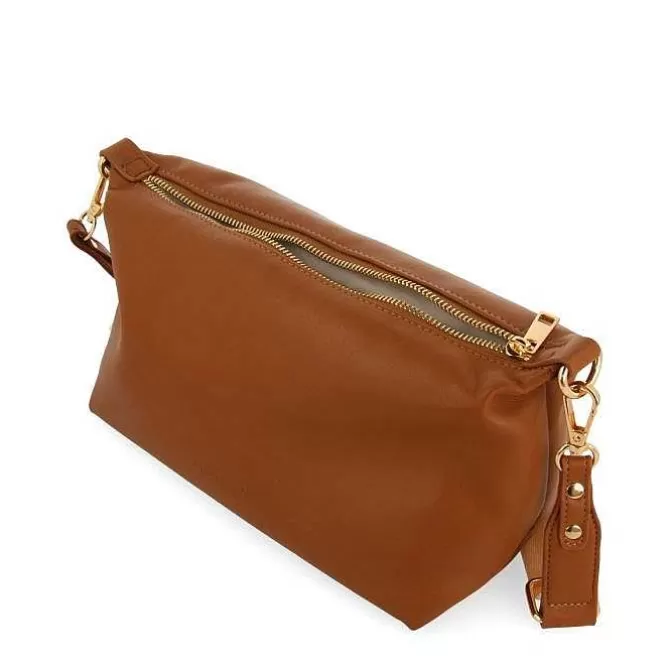 Bolsas De Hombro<Gioseppo Bolso Baguette De Piel Color Con Bandolera Carantec