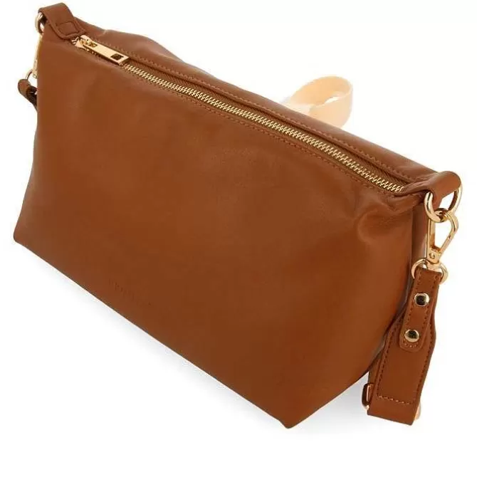 Bolsas De Hombro<Gioseppo Bolso Baguette De Piel Color Con Bandolera Carantec