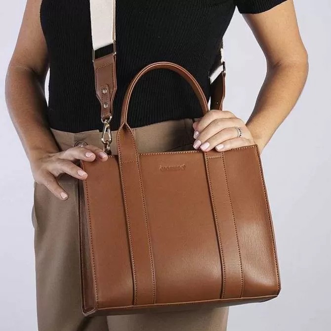 Bolsas De Hombro<Gioseppo Bolso Bandolera Mini De Piel Detalle Malone Beige