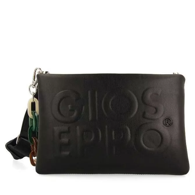 Bolsas De Hombro<Gioseppo Bolso De Mano Negro Detalle Cadena Multicolor Nocatee