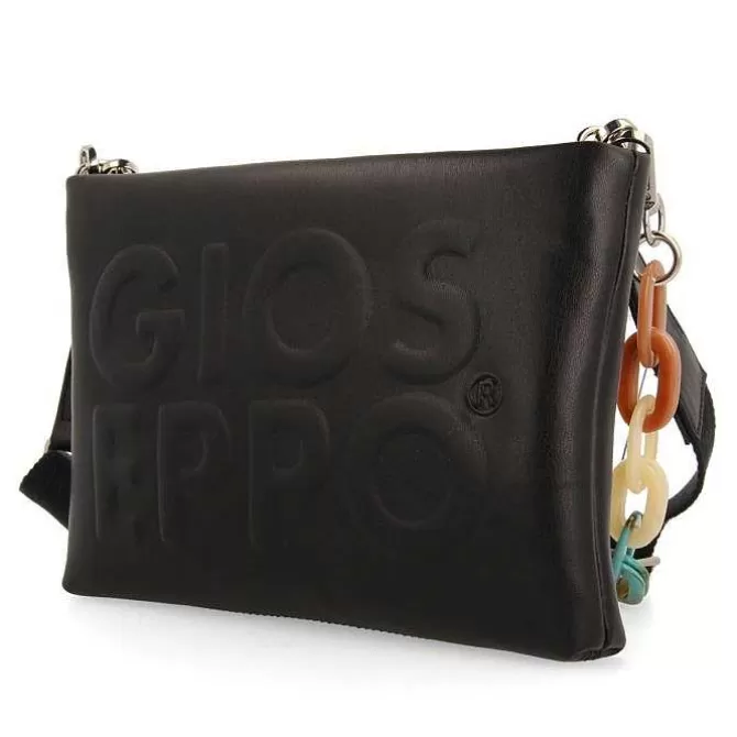 Bolsas De Hombro<Gioseppo Bolso De Mano Negro Detalle Cadena Multicolor Nocatee