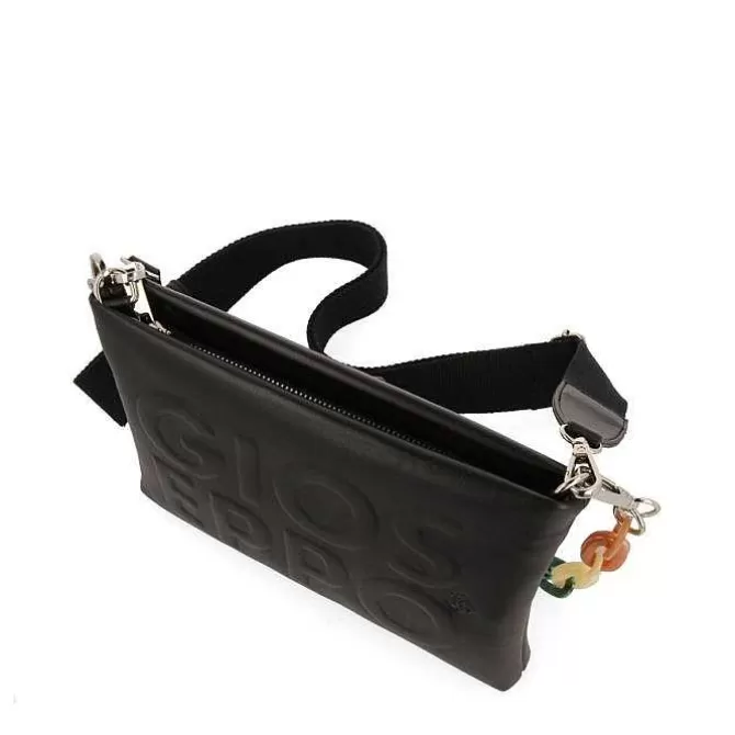 Bolsas De Hombro<Gioseppo Bolso De Mano Negro Detalle Cadena Multicolor Nocatee