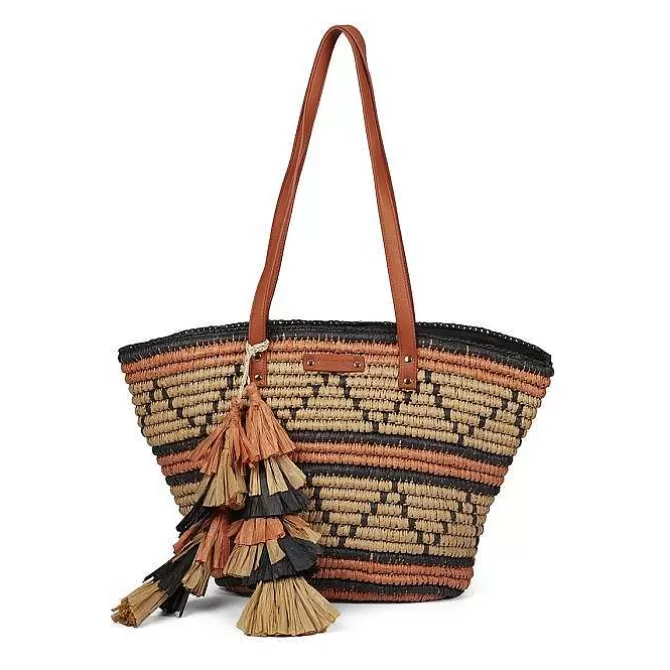 Bolsas De Mano<Gioseppo Bolso De Mujer Bazien De Paja De Rafia Multicolor
