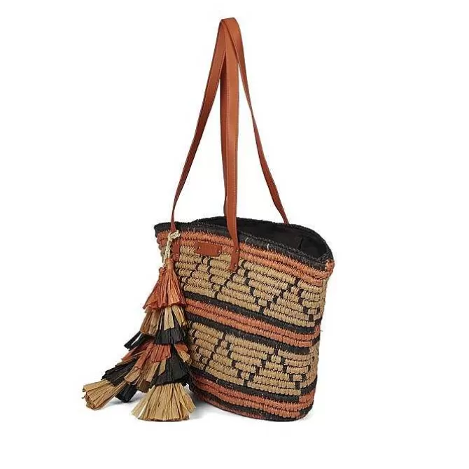 Bolsas De Mano<Gioseppo Bolso De Mujer Bazien De Paja De Rafia Multicolor