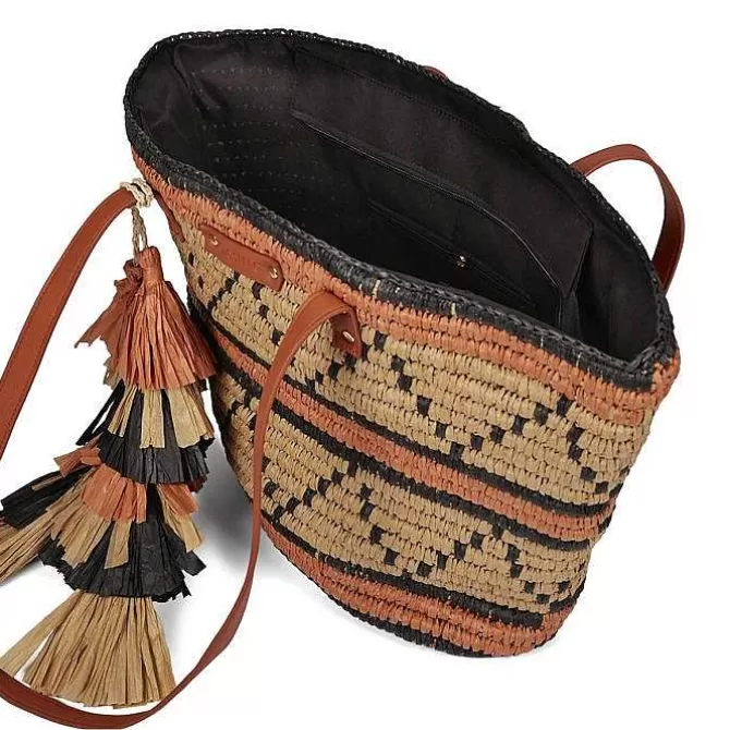 Bolsas De Mano<Gioseppo Bolso De Mujer Bazien De Paja De Rafia Multicolor