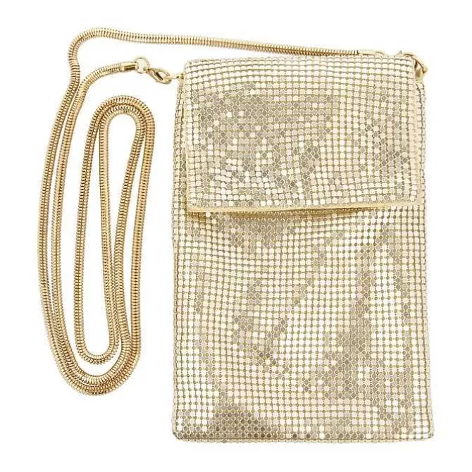Fiesta<Gioseppo Bolso Mini Malla Metalizado Dorado Seillans