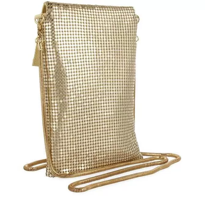 Fiesta<Gioseppo Bolso Mini Malla Metalizado Dorado Seillans