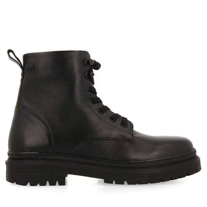 Botas<Gioseppo Botas De Hombre Dolton En Serraje Con Cordones En Color Negro