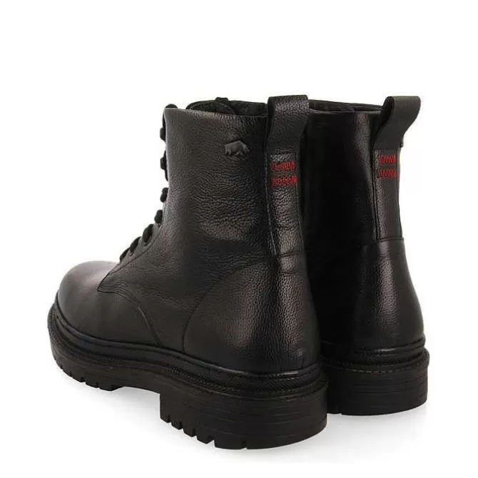 Botas<Gioseppo Botas De Hombre Dolton En Serraje Con Cordones En Color Negro