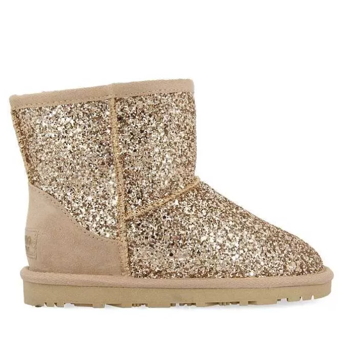 Niñas | Botas Y Botines<Gioseppo Botas Infantiles Tranoy De Borreguito Beige Brillante