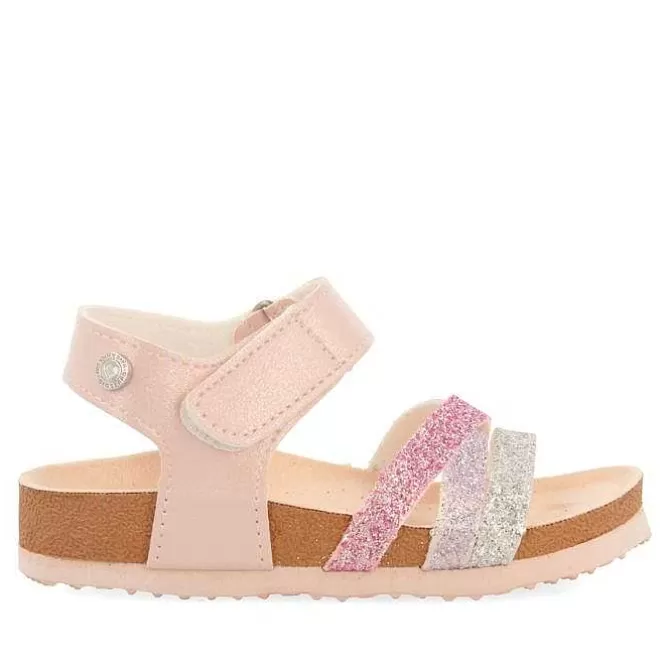 Niñas | Chancletas<Gioseppo Chanclas Bio Tirantes Cruzados Suela Brillo Rosa Para Nina Y Nino Carolina