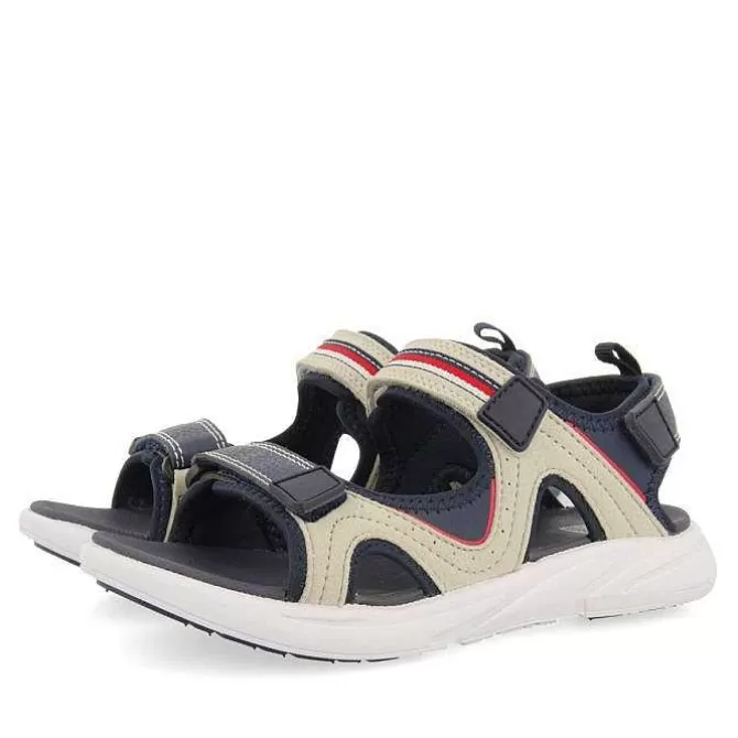 Niños | Chancletas<Gioseppo Chanclas Deportivas Azul Marino Con Decoraciones De Color Para Nino Y Nina Antillo
