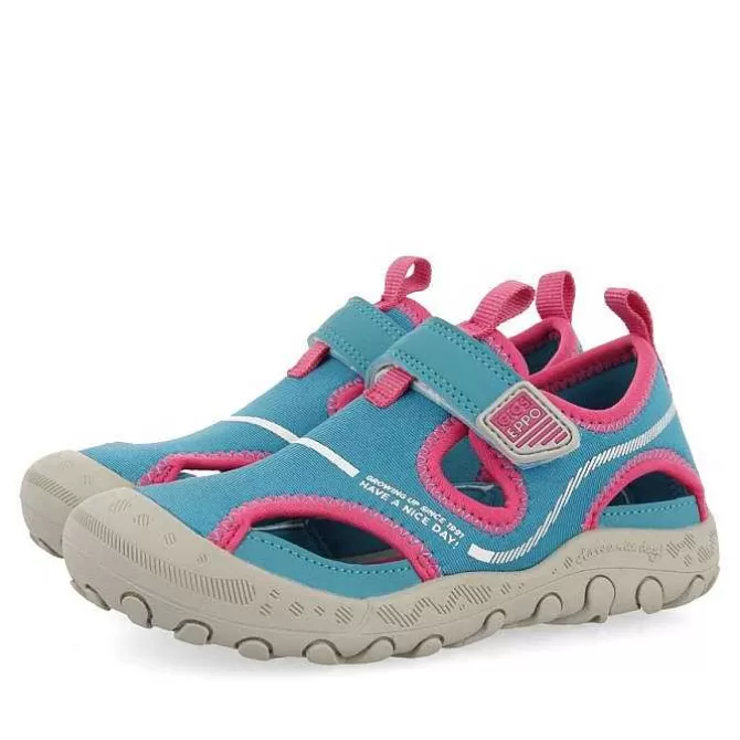Niñas | Chancletas<Gioseppo Chanclas Deportivas Color Aguamarina Estilo Californiano Para Nina Y Nino Brixham