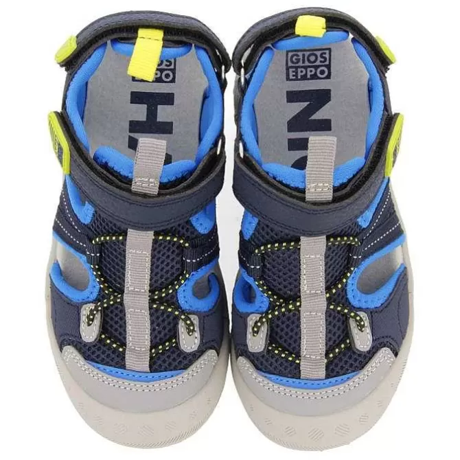 Niños | Chancletas<Gioseppo Chanclas Deportivas Estilo California Azules Con Decoraciones De Color Para Nino Y Nina Adrano