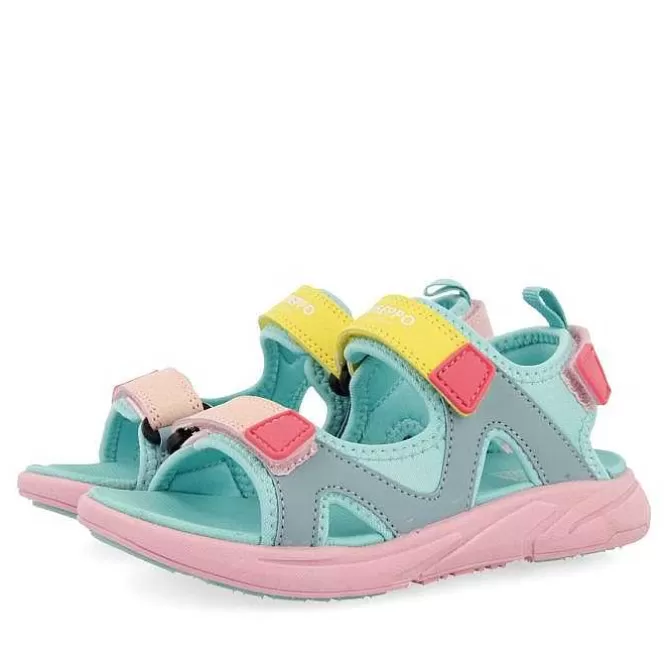 Niñas | Chancletas<Gioseppo Chanclas Deportivas Multicolor Con Decoraciones De Colores Para Nino Y Nina Antillo