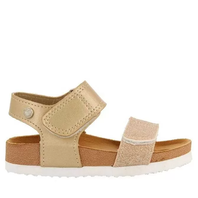 Niñas | Chancletas<Gioseppo Chanclas Suela Bio Dorada Con Brillo Para Nina Y Nino Angwing