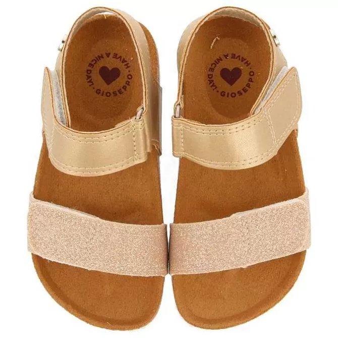 Niñas | Chancletas<Gioseppo Chanclas Suela Bio Dorada Con Brillo Para Nina Y Nino Angwing