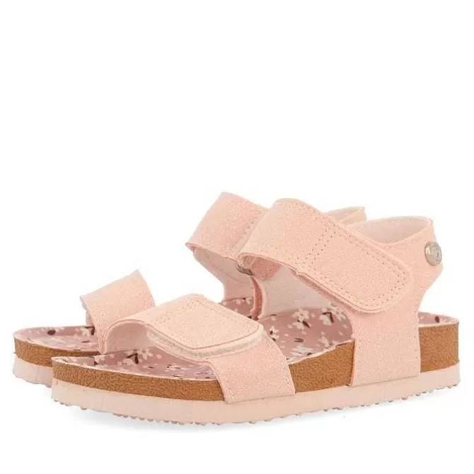 Niñas | Chancletas<Gioseppo Chanclas Suela Bio Rosa Con Brillos Y Estampado Fantasia