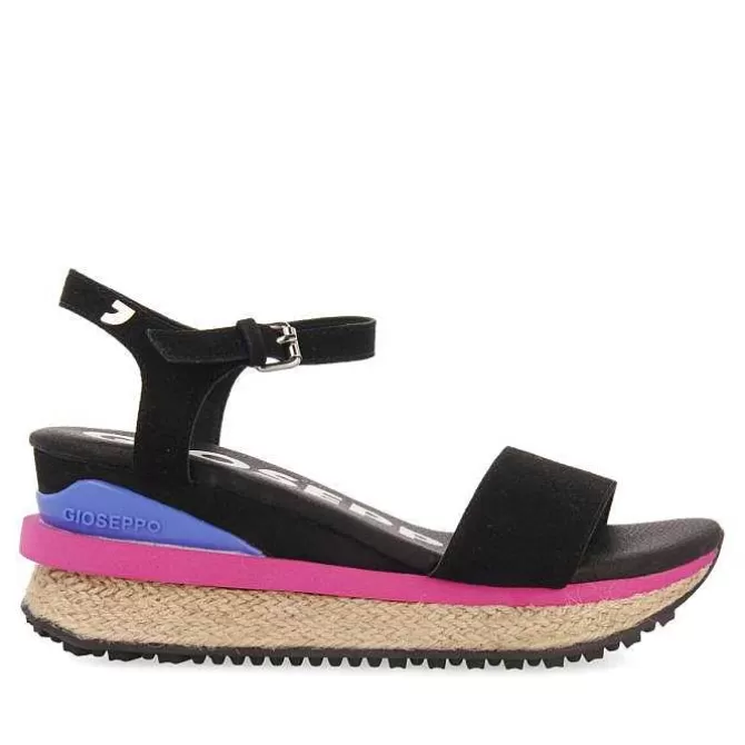 Sandalias Cuña<Gioseppo Cuñas Deportivas De Mujer Benay Color Negro