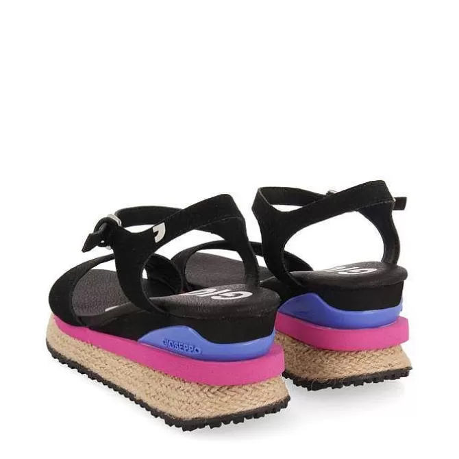 Sandalias Cuña<Gioseppo Cuñas Deportivas De Mujer Benay Color Negro