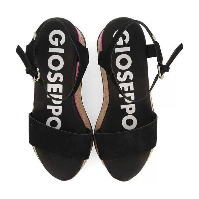 Sandalias Cuña<Gioseppo Cuñas Deportivas De Mujer Benay Color Negro