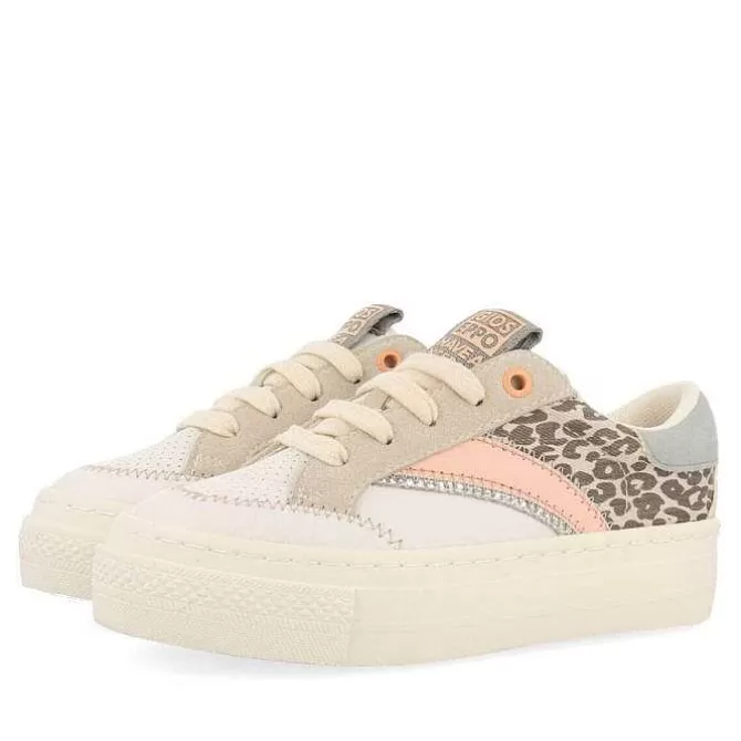 Niñas | Zapatillas<Gioseppo Deportivas Nina Ibia Blancas Con Detalles Brillantes