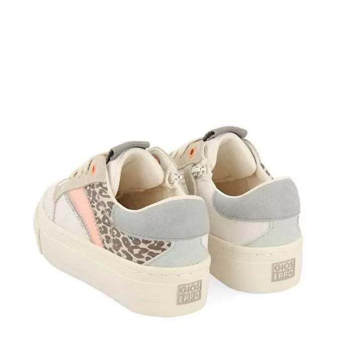 Niñas | Zapatillas<Gioseppo Deportivas Nina Ibia Blancas Con Detalles Brillantes